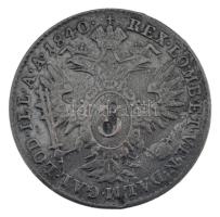 Ausztria 1840A 3kr Ag "I. Ferdinánd" T:2- ü. Austria 1840A 3 Kreuzer Ag "Ferdinand I&...