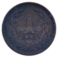 1892KB 1f bronz Körmöcbánya T:2 több durva ph. Hungary 1892KB 1 Fillér bronze Kremnitz C:XF hard edg...