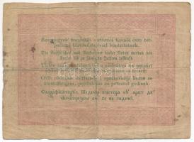 1848. 5Ft "Kossuth bankó" vörösesbarna T:III- folt, kis szakadás
Adamo G109