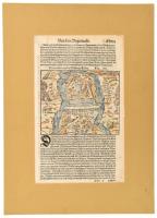 1580 "Contrafehtung der Vestung Tokay", Tokaj várának ostroma, In: Sebastian Münster: Cosm...