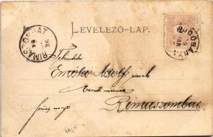 1899 (Vorläufer) Rudabánya, Rudóbánya; bányatelep. Lővy József fia kiadása (fl)