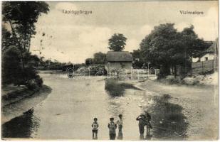 1925 Tápiógyörgye, Vízimalom (EK)