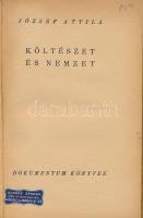 József Attila: Költészet és nemzet. József Attila hátrahagyott írásai közül Sándor Pál válogatta ki ...