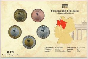 Németország ~1990-2000. "Alsó-Szászországi Törvénykezés" kétoldalas emlékérem szett (5xklf...