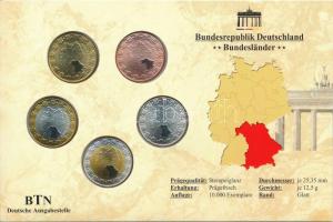 Németország ~2000. "Bajorország" kétoldalas emlékérem szett (5xklf) díszkartonban T:1-
Ge...