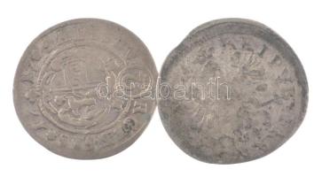 Osztrák Államok / Salzburg 1717. 2kr Ag "Franz Anton von Harrach" (1,02g) + Német államok ...