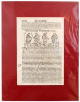 cca XVI. sz. Nápolyi életkép, In: Sebastian Münster: Cosmographie, ismeretlen XVI. sz. német nyelvű ...