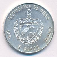 Kuba 1981. 5P Ag "Azucar" T:1 patina
Cuba 1981. 5 Pesos Ag "Azucar" C:UNC patin...