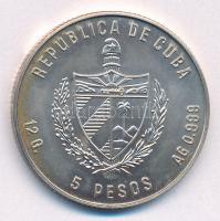 Kuba 1981. 5P Ag "Tocororo (kubai trogon)" T:1 patina
Cuba 1981. 5 Pesos Ag "Tocoror...