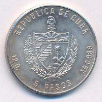 Kuba 1981. 5P Ag "Almiqui (kubai patkányvakond)" T:1 patina
Cuba 1981. 5 Pesos Ag "A...