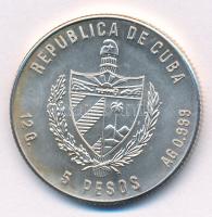 Kuba 1981. 5P Ag "Manjuar (Aligátorhal)" T:1 patina
Cuba 1981. 5 Pesos Ag "Manjuar (...