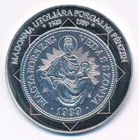DN "A magyar nemzet pénzérméi - Madonna utoljára forgalmi pénzen 1929-1939" Ag emlékérem k...