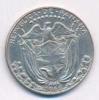 Panama 1966. 1/2B Ag T:2,2- Panama 1966. 1/2 Balboa Ag C:XF,VF
Krause KM#12a