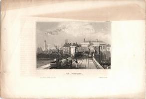 cca 1840 12 db európai városokat ábrázoló acélmetszet Anglia, Skandinávia, Németország / 12 steel-en...