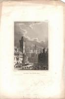 cca 1840 12 db európai városokat ábrázoló acélmetszet Anglia, Skandinávia, Németország / 12 steel-en...