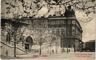 1919 Fiume, Rijeka; Viale Francesco Deák / Ulica Franjo Deák / street