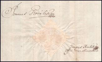 1817 Kovalik János (1770-1821) tribunici választott püspök és Haulik György titkár autográf aláírása...