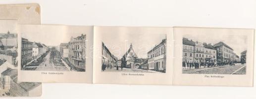 Tarnów, leporellocard with 10 pictures (schools, streets, town hall, hotel)