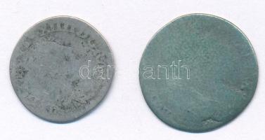 Franciaország 1676D 4S Ag "XIV. Lajos" Lyon (1,56g) + "XIV Lajos - Moneta Nova" ...