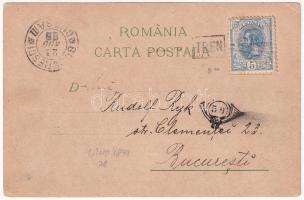 1899 (Vorläufer) Constanta, Primaria, Noul Port, Vedere Generala. G.M. Grigoriu / town hall, new por...