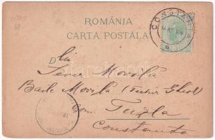 1904 Constanta, Podul Carol I. pe Dunare, Baile da le Vie. G.M. Grigoriu / bridge on the Danube, bea...