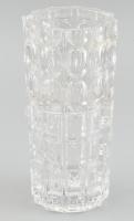 Retró kristály váza, m: 20,5 cm