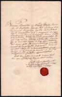 1822-180 Vegyes okmány tétel, 6 db, közte házassági engedély, anyakönyvi kivonat, ...stb., 1 kivétel...