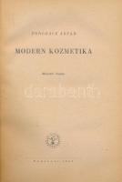 Pongrácz Árpád: Modern kozmetika. Bp., 1962, Medicina. Második kiadás. Kiadói papírkötés, kissé vise...