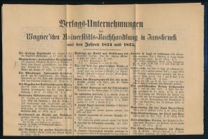 cca 1862-1932 4 db könyvkereskedői és antikváriusi katalógus és jegyzék: Lampel Róbert, Bp., 1862; W...