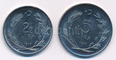 Törökország 1977. 2 1/2L rozsdamentes acél "FAO" + 5L rozsdamentes acél "FAO" T:...