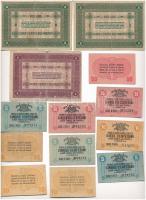 Olaszország / Velence / Osztrák-magyar megszállás 1918. 5c-2L (13x) T:III,III-
Italy / Venice / Aus...