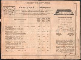 cca 1900 Gazdagon illusztrált bútorkatalógus, Ehrentreu és Fuchs Testvérek, Bp., VI., Teréz krt. 8. 28p. Magyar és német nyelven. Helyenként foltos lapokkal, borító széle szöveget nem érintő hiánnyal, néhány lap ragasztással javított, utolsó néhány lap tetején apró sérüléssel. Ritka!