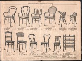 cca 1900 Gazdagon illusztrált bútorkatalógus, Ehrentreu és Fuchs Testvérek, Bp., VI., Teréz krt. 8. ...