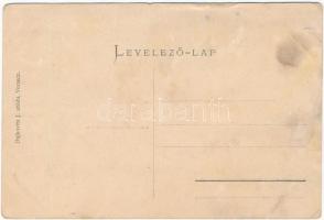 Mercyfalva, Merczyfalva, Merczifalva, Carani, Mertisoara; Gemeindehaus, Kirche, Schule, Geschäft Mei...