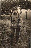 1904 Ferenc József vadászruhában / Franz Joseph in hunting clothes