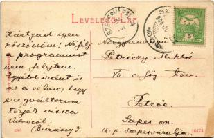 1908 Székelyhíd, Sacueni; Római katolikus templom. Dubay Emánuel kiadása. 2265. (W.L. ?) / Catholic ...