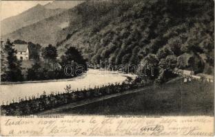 1909 Tiszavölgy, Erdészvölgy, Kuzij (Lonka, Luh; Máramaros); részlet a vasútállomással. Kaufman A. és fiai kaidása / railway station, Tisza valley