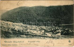 1902 Stájerlak, Steierlak, Stájerlakanina, Steierdorf, Anina; Zsigmond telep. Hollschütz F. kiadása / general view (EK)