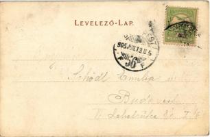 1905 Orsova, Korona kápolna. Hutterer G. kiadása / chapel (fl)