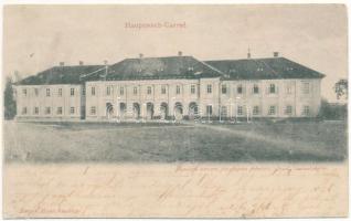 1903 Arad, Hauptwach-Carrée / Várparancsnoksági épület. Berger Manó kiadása, Honisch udvari fényképész felvétele / castle headquarters (r)