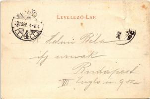 1902 Herkulesfürdő, Herkulesbad, Baile Herculane; Erdészlak. R. Krizsány kiadása / Försterei / fores...