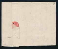 1840 Portós levél / Unpaid cover "PÁPA" - Neuberg