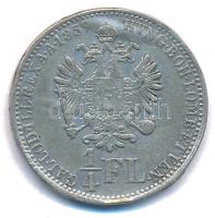 1859A 1/4Fl Ag "Ferenc József" T:2-,3 fülnyom Hungary 1859A 1/4 Florin "Franz Joseph&...