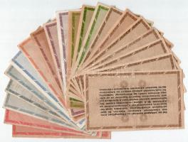 20db-os vegyes adópengő tétel, közte 1946. 1.000.000AP vízjeles papíron, fordított címerrel T:I--III...