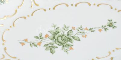 Hollóházi süteményes készlet, jelzett, hibátlan, d: 13-29 cm