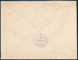 1928 4 bélyeges Budapest helyi ajánlott levél