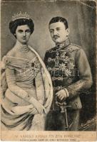 1917 IV. Károly és Zita királyné + Zita-Kórház katonai ápolási ügy (fa)