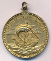 DN "Sárkányölő Szent György" kétoldalas, aranyozott emlékérem füllel (31mm) T:2