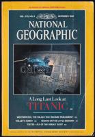 1986 National Geographic 170. évf. 6. sz., Titanic expedícióról, számos színes illusztrációval, kihajtható mellékletekkel.
