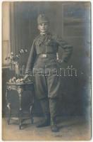 Osztrák-magyar katona. Timár Imre fényképész Szabadka / WWI K.u.k. military, soldier. photo from Subotica